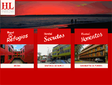 Tablet Screenshot of hoteleslimaparejas.com